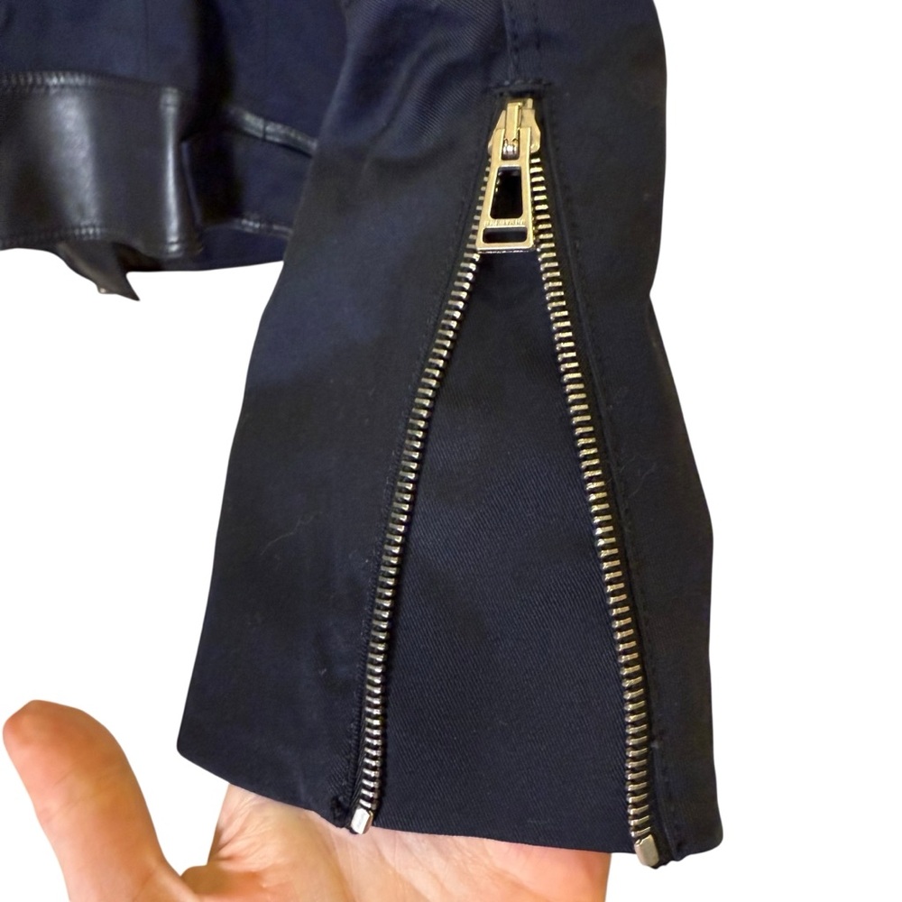 Women’s Belstaff Black Quilted Leather Moto Jacket sz EU 40/M - Picture 10 of 16